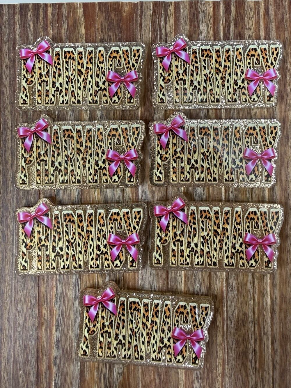 7 Pc Pharmacy Acrylic Flatbacks